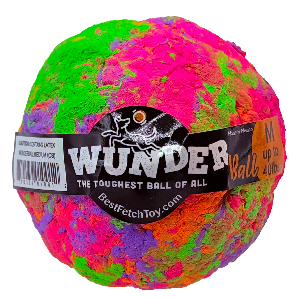 WUNDERball Natural Rubber Fetch Toy for Dogs