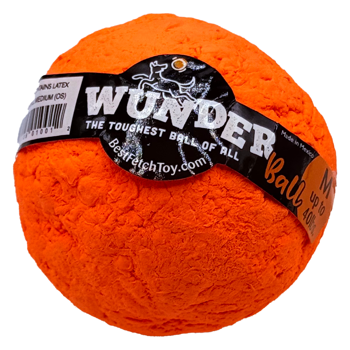 WUNDERball Natural Rubber Fetch Toy for Dogs