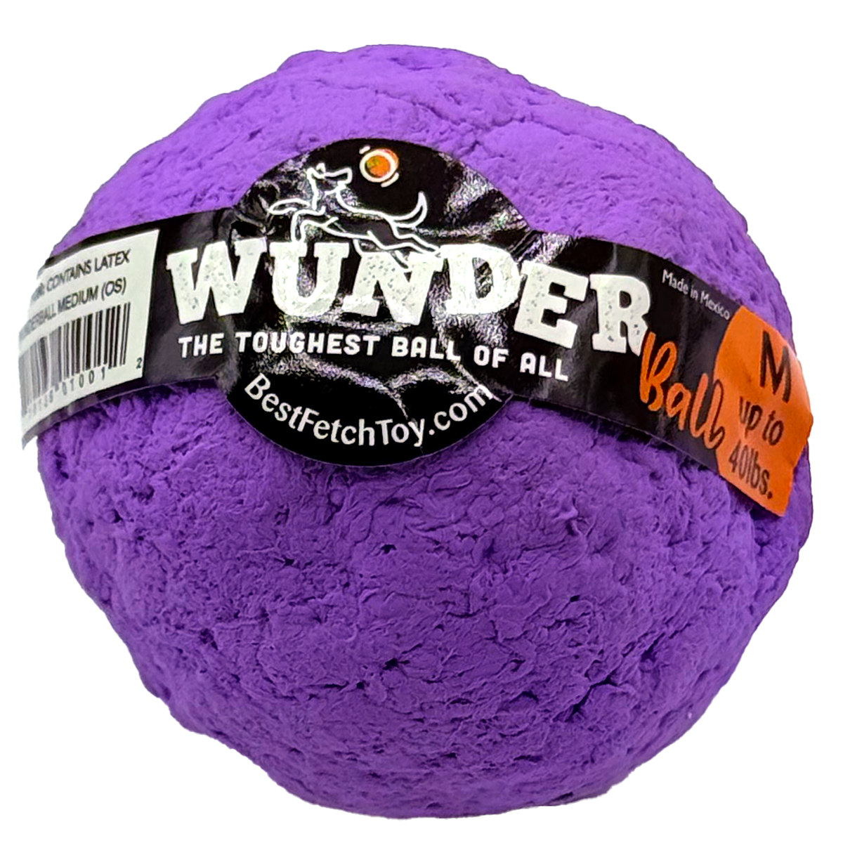 WUNDERball Natural Rubber Fetch Toy for Dogs