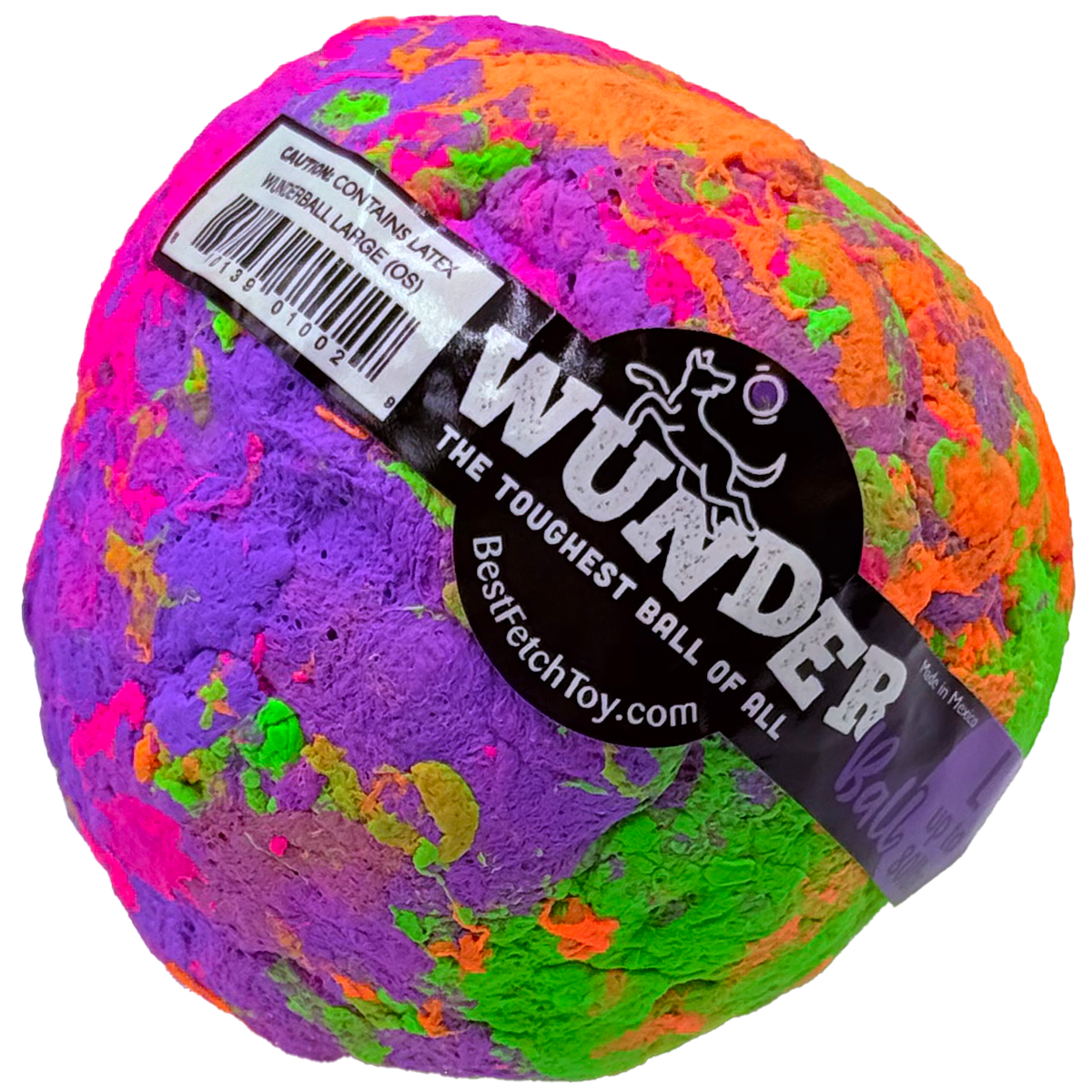 WUNDERball Natural Rubber Fetch Toy for Dogs