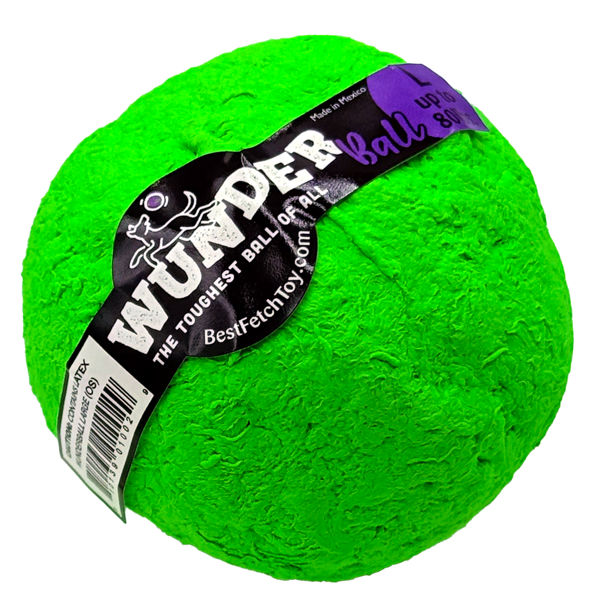 WUNDERball Natural Rubber Fetch Toy for Dogs