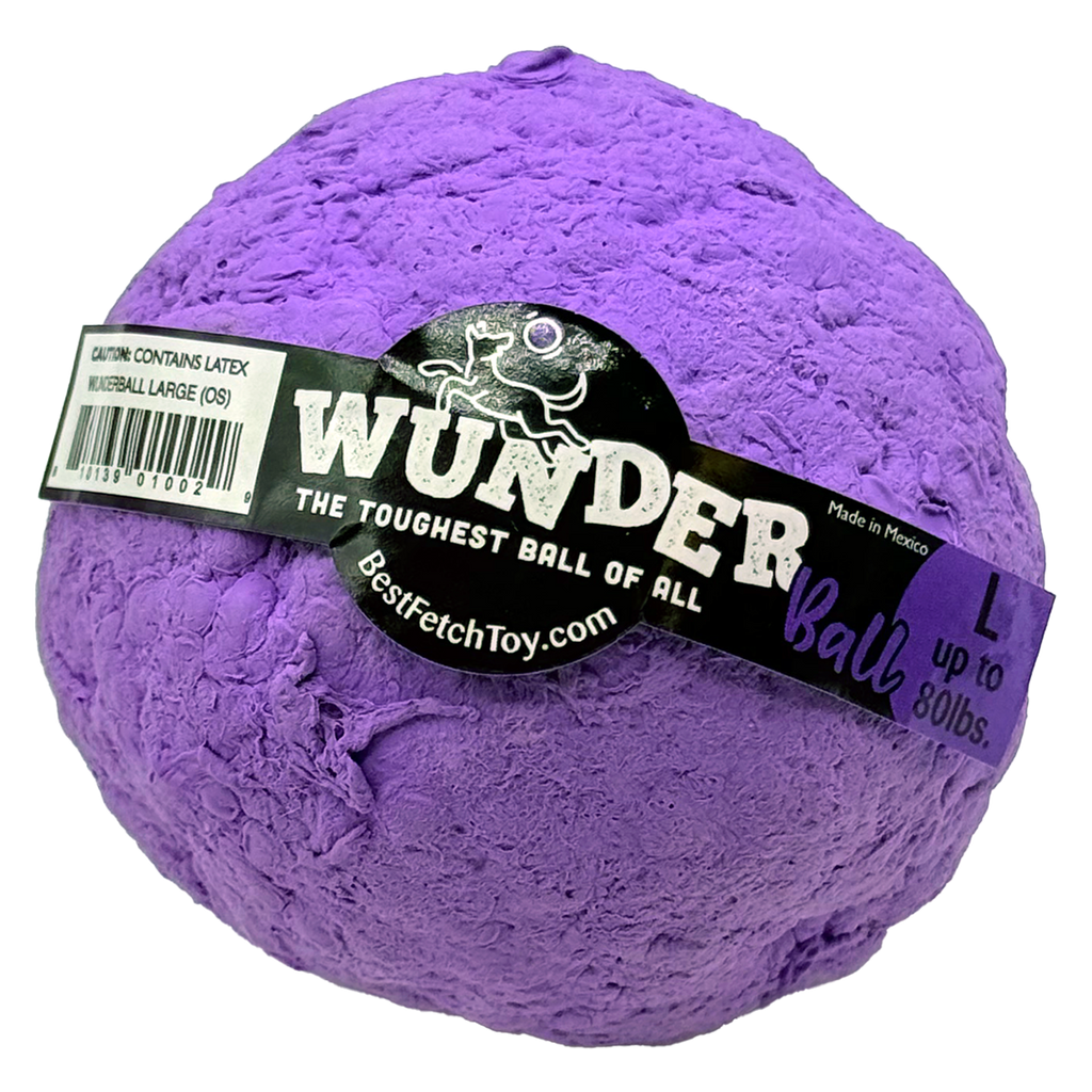 WUNDERball Natural Rubber Fetch Toy for Dogs