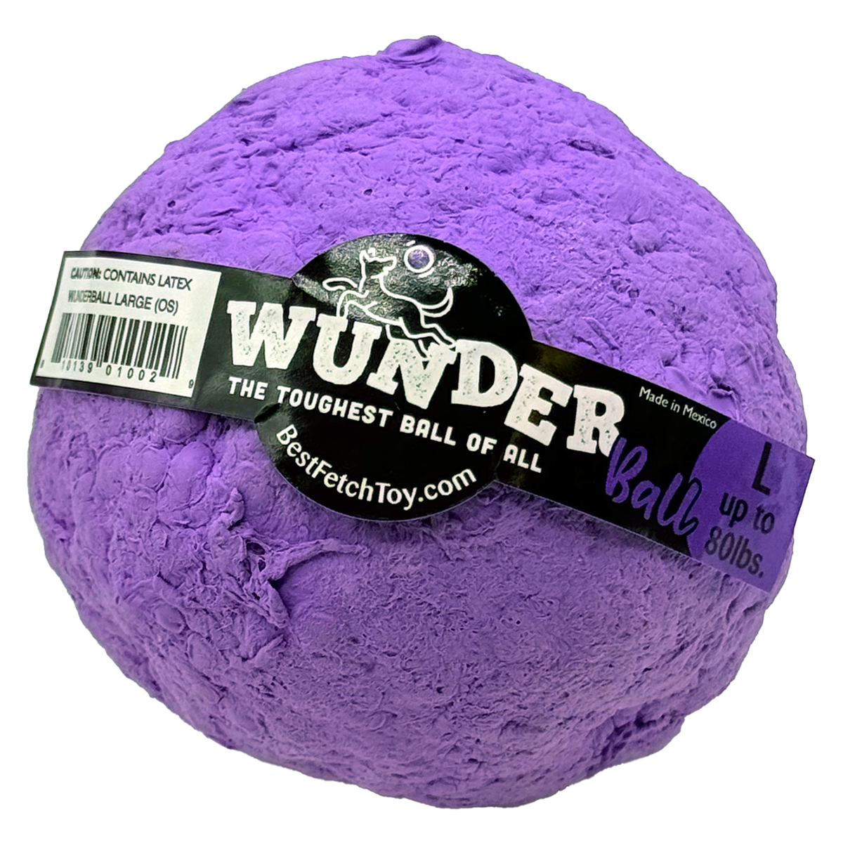 WUNDERball Natural Rubber Fetch Toy for Dogs