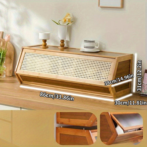 Bamboo Shoe Cabinet with Flip Drawers (3 Sizes)