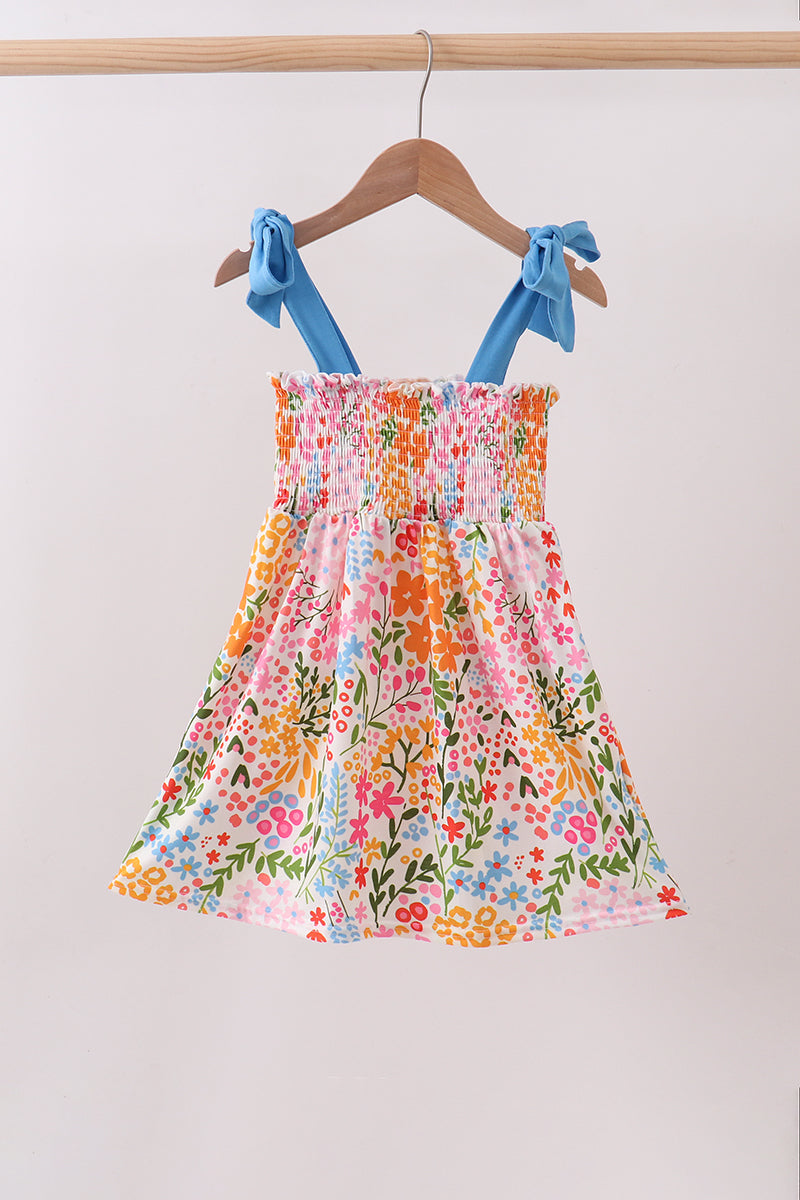 Floral Smocked Mom & Me Dress Set
