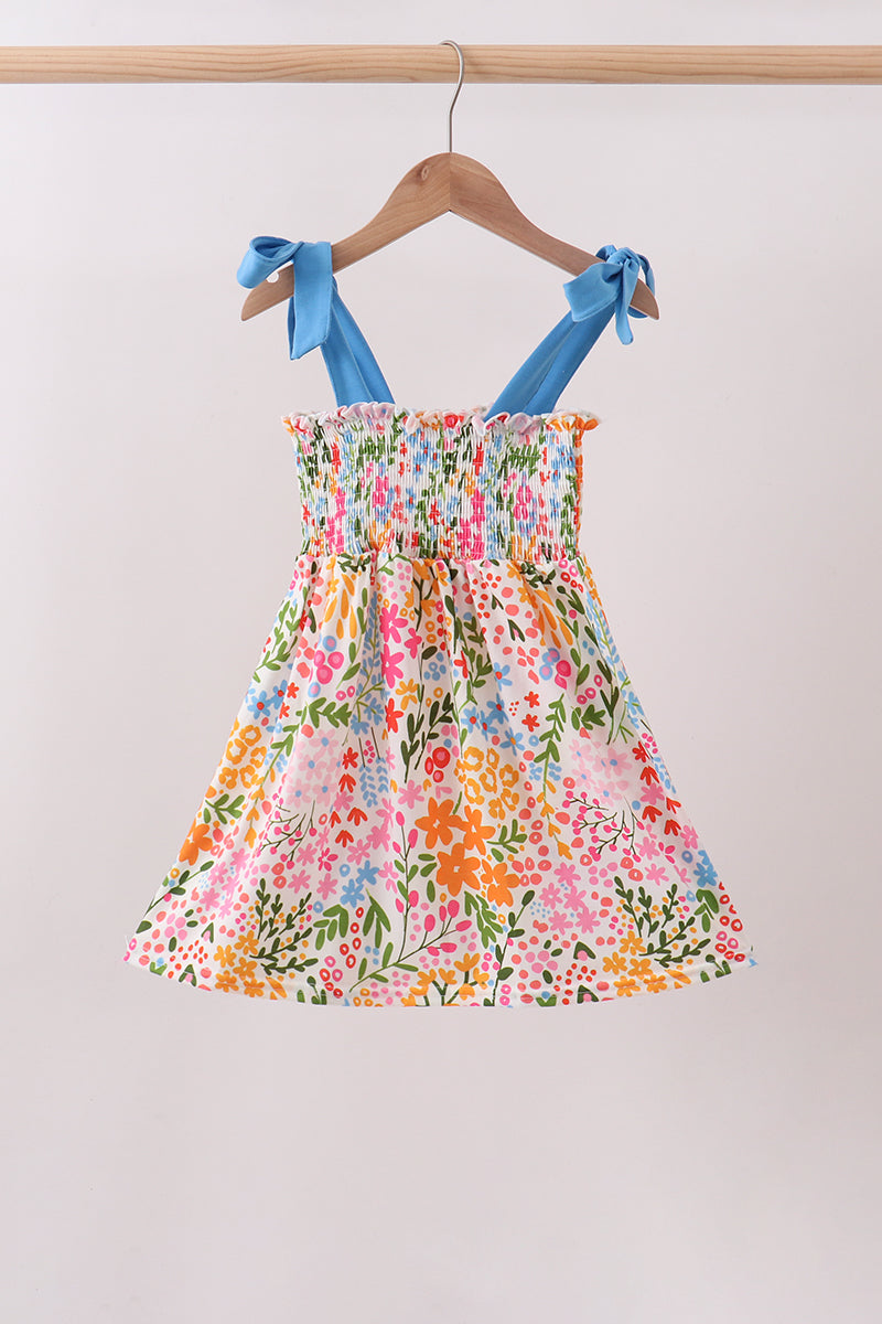 Floral Smocked Mom & Me Dress Set