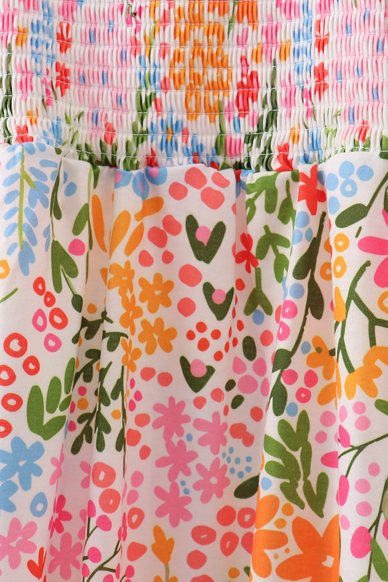 Floral Smocked Mom & Me Dress Set