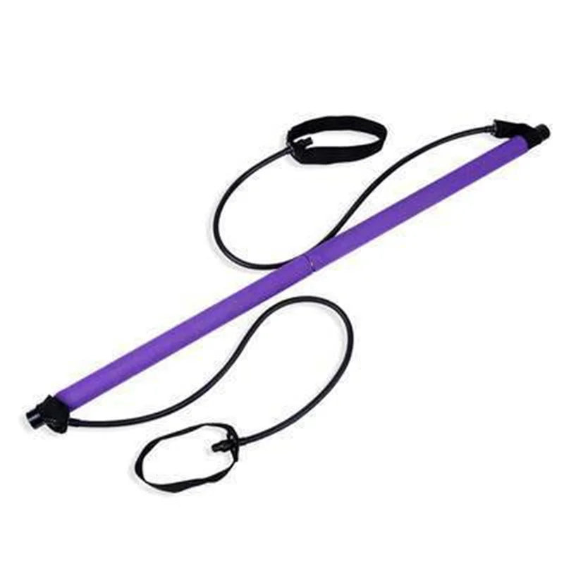 Pilates Bar Stick with Resistance Bands