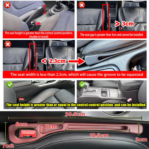 Car Seat Gap Filler