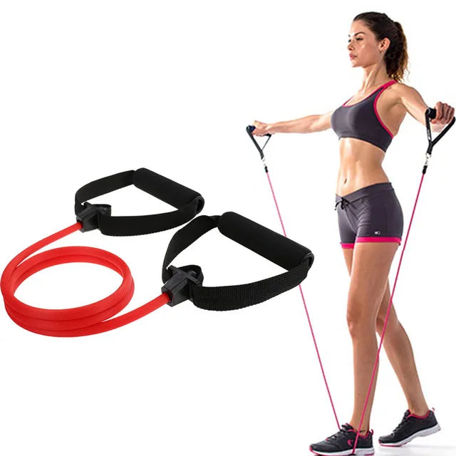 Pilates Bar Stick with Resistance Bands