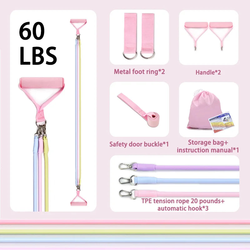 Pilates Bar Kit with Resistance Bands