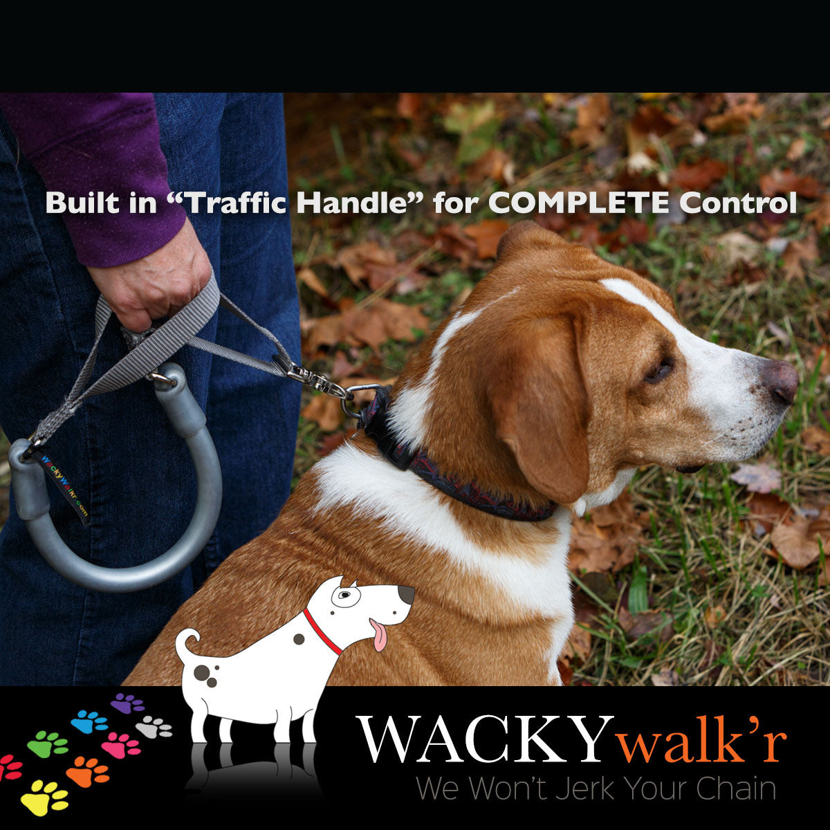 Urban Walk'r No-Pull Dog Leash (3 ft)