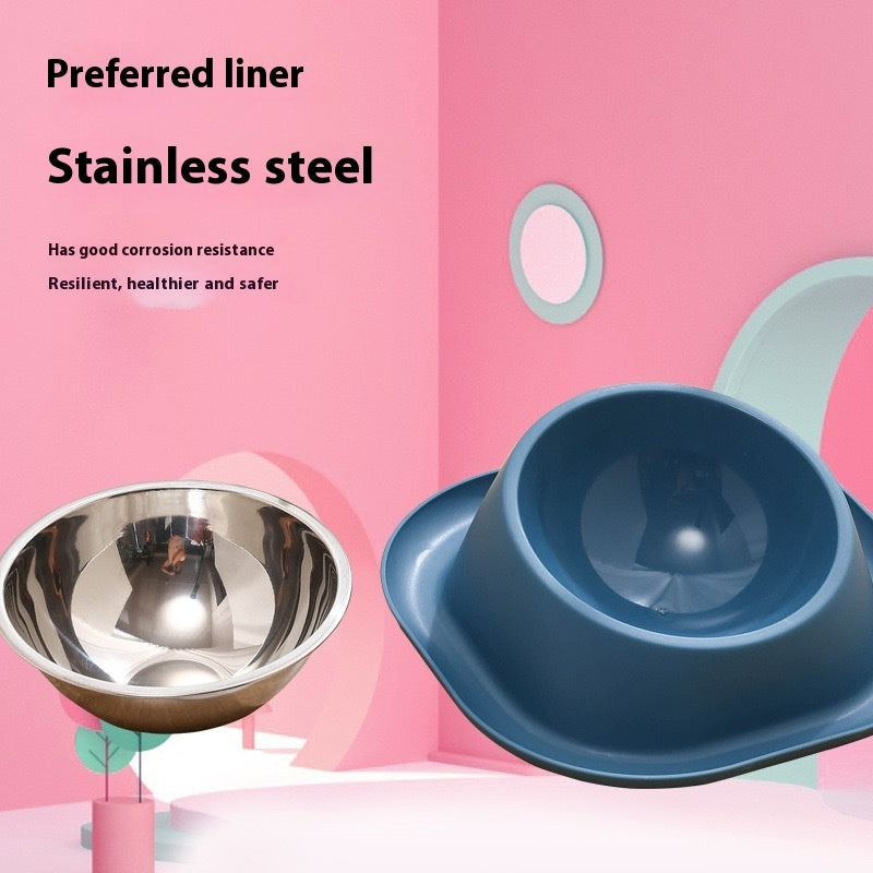 Anti-Ant Cat Bowl with Oblique Mouth