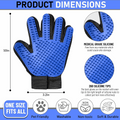 Silicone Pet Grooming & Deshedding Gloves