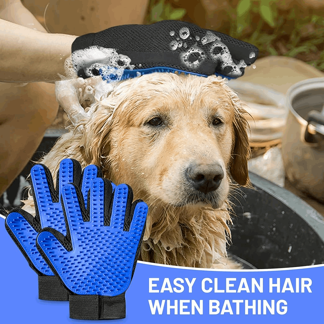 Silicone Pet Grooming & Deshedding Gloves