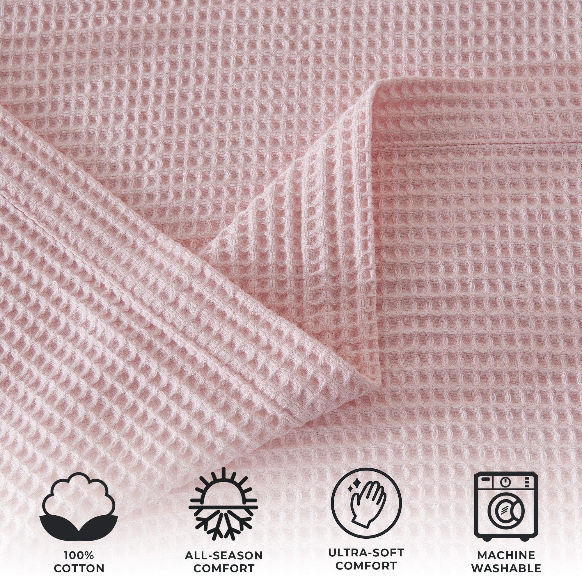 100% Cotton Waffle Weave Blanket
