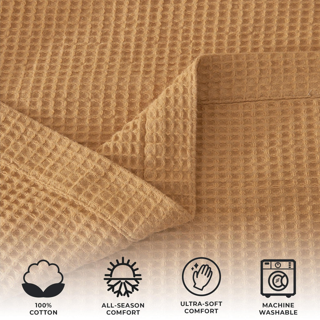 100% Cotton Waffle Weave Blanket