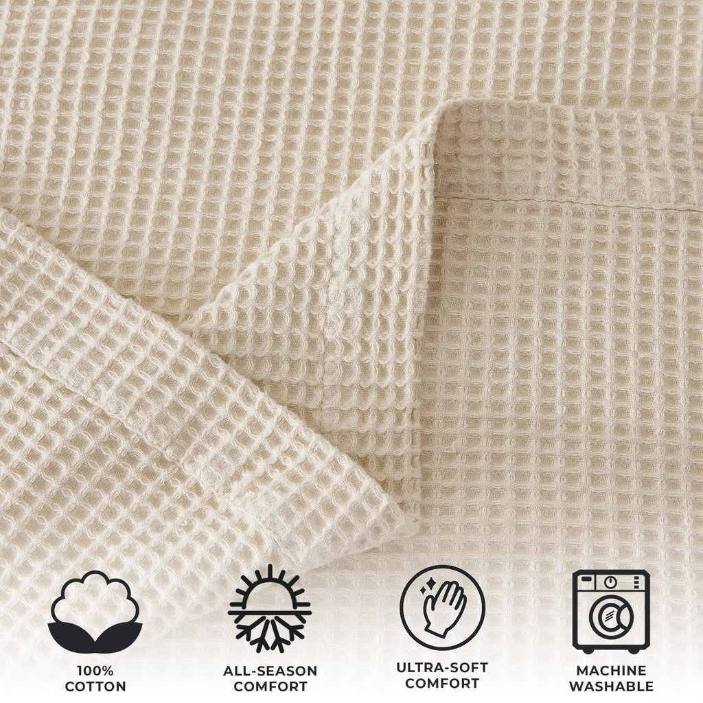 100% Cotton Waffle Weave Blanket