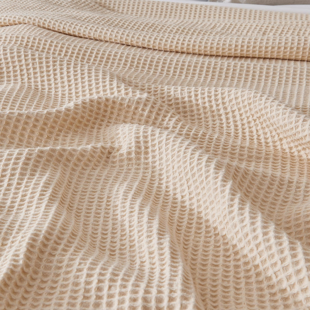 100% Cotton Waffle Weave Blanket