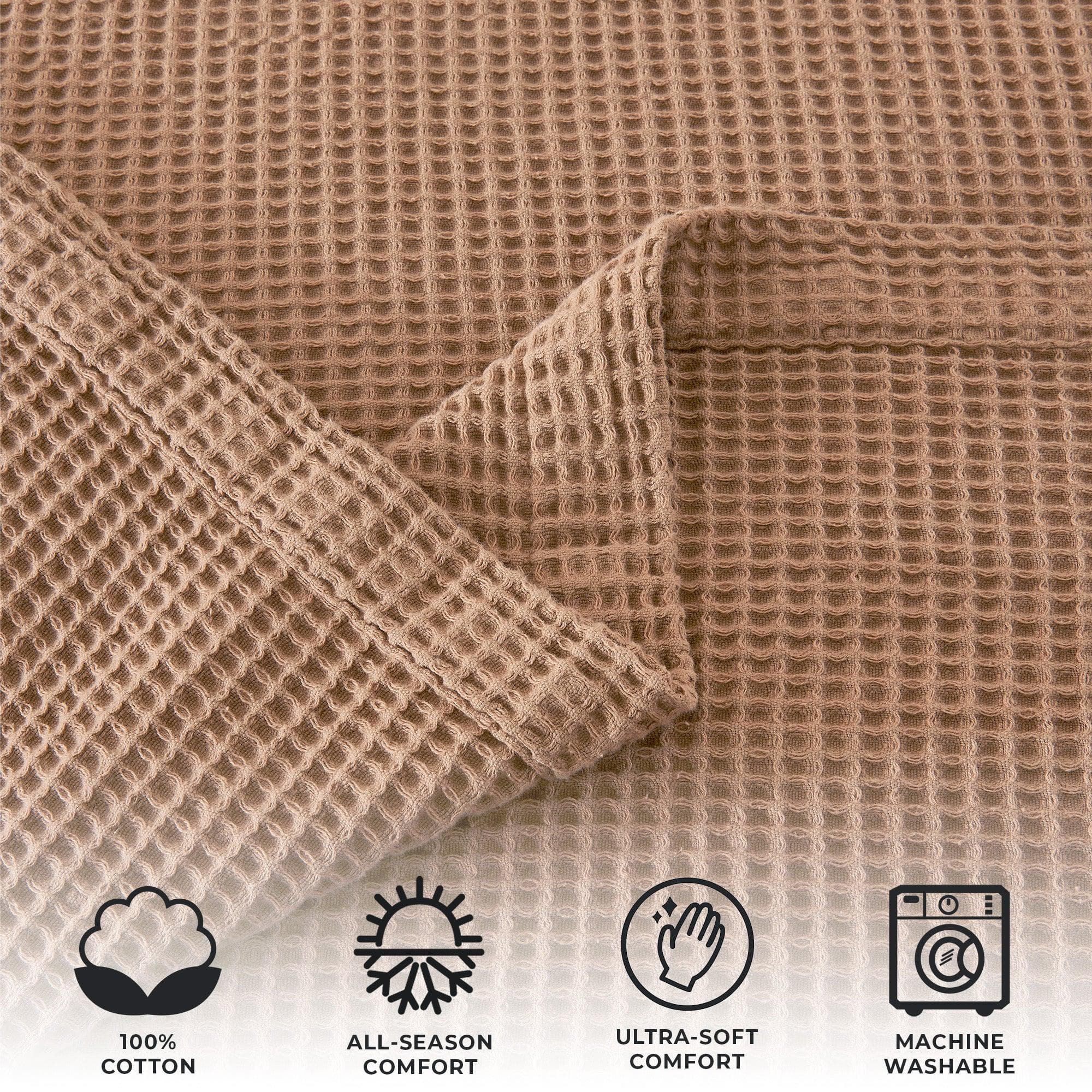 100% Cotton Waffle Weave Blanket