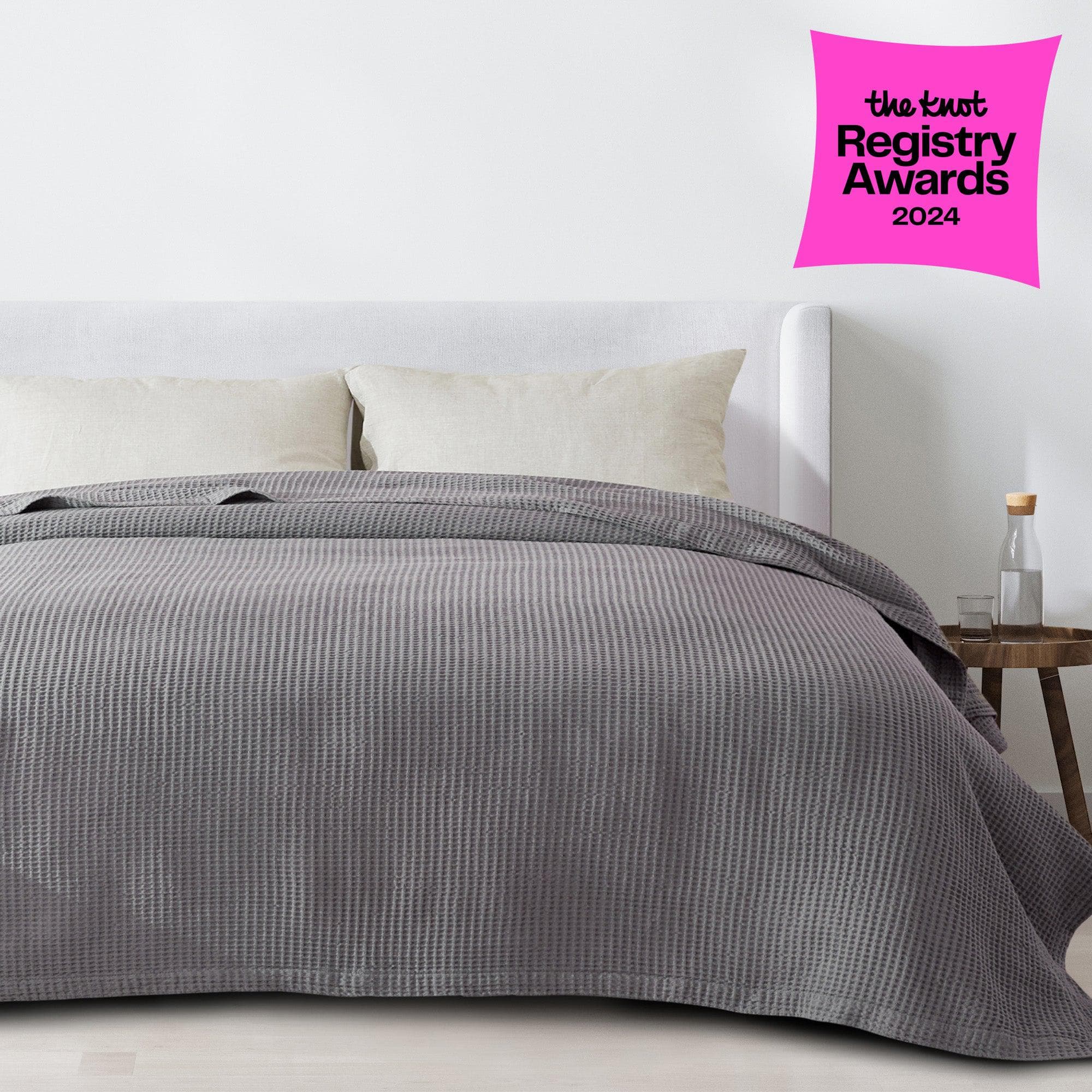 100% Cotton Waffle Weave Blanket