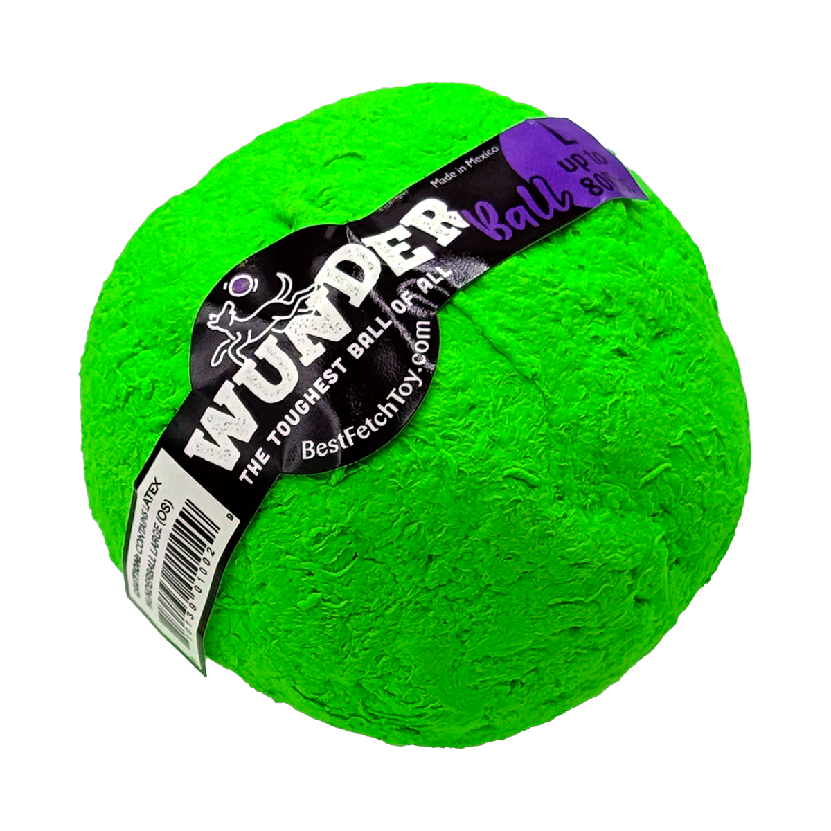 WUNDERball Natural Rubber Fetch Toy for Dogs