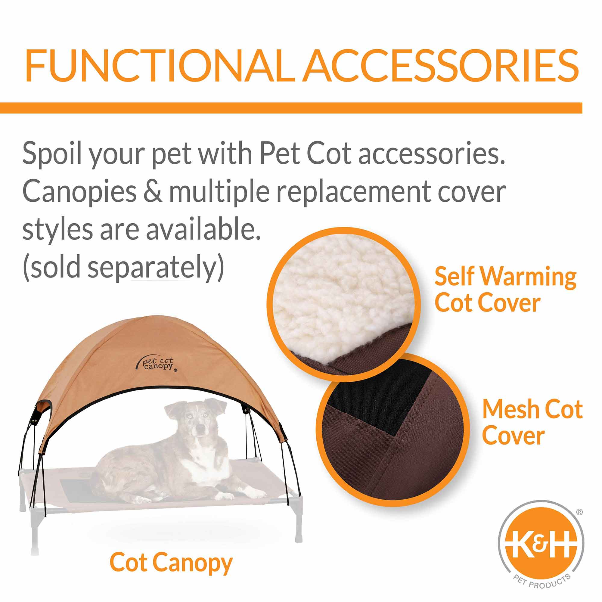 Bolster Pet Cot Elevated Dog Bed