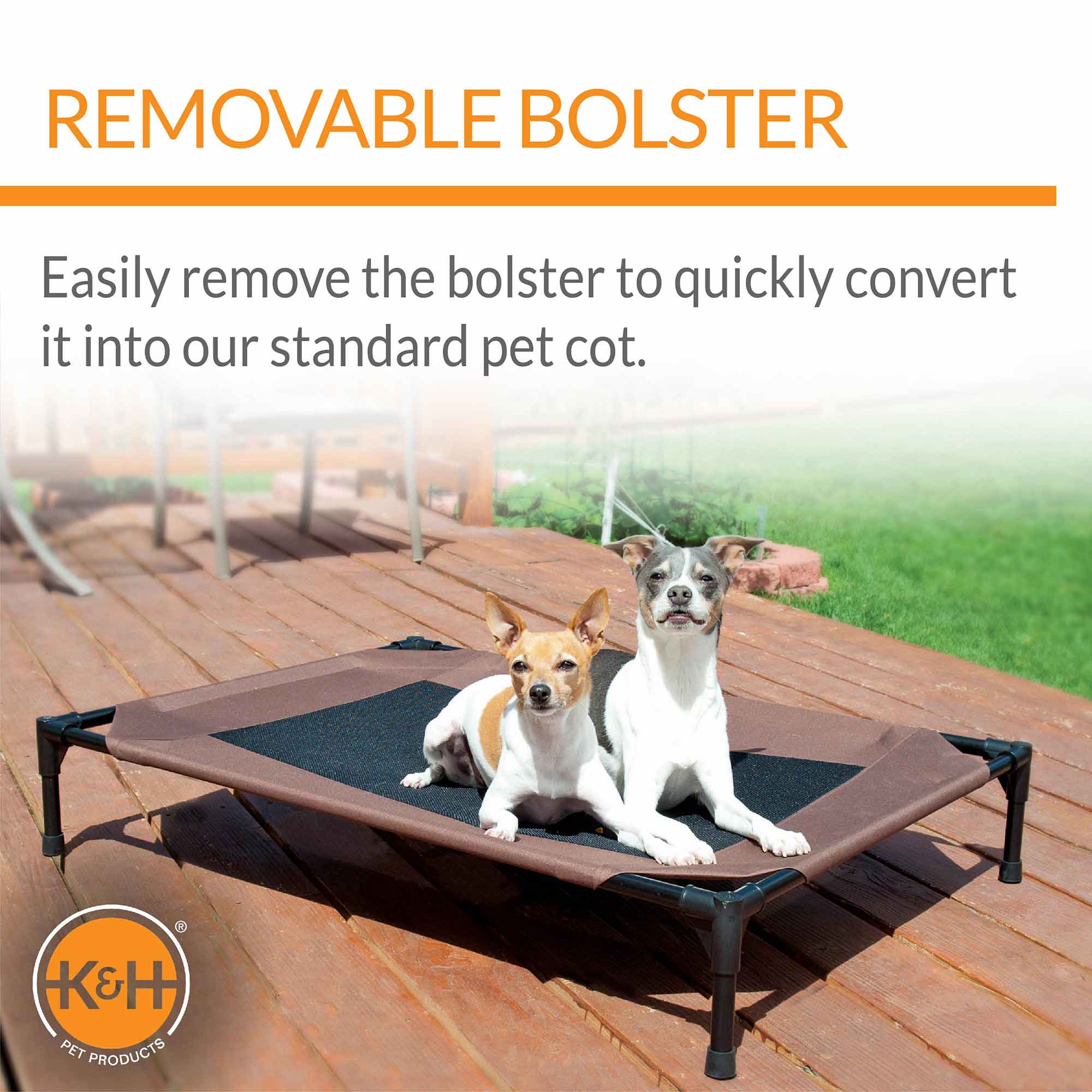 Bolster Pet Cot Elevated Dog Bed