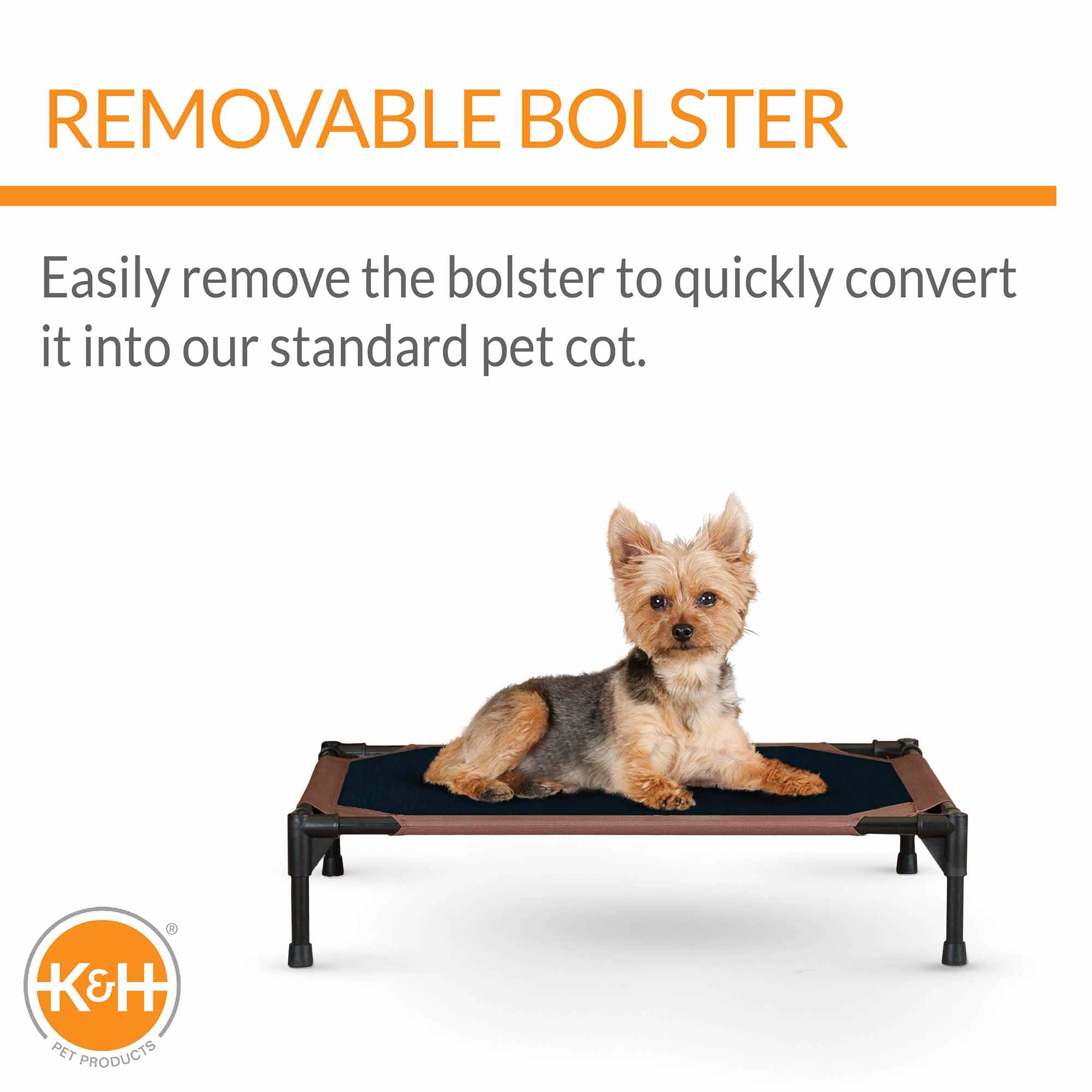 Bolster Pet Cot Elevated Dog Bed