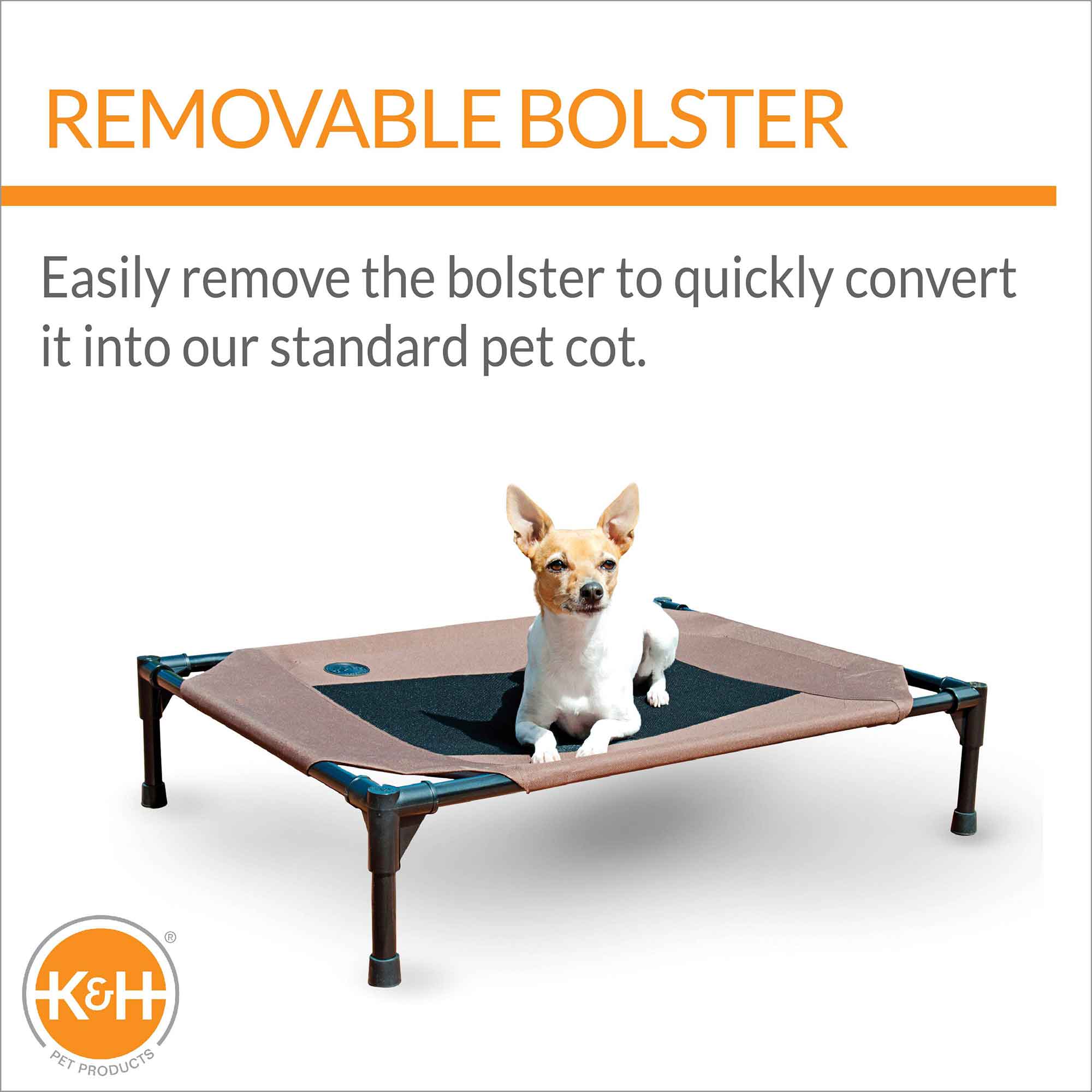 Bolster Pet Cot Elevated Dog Bed