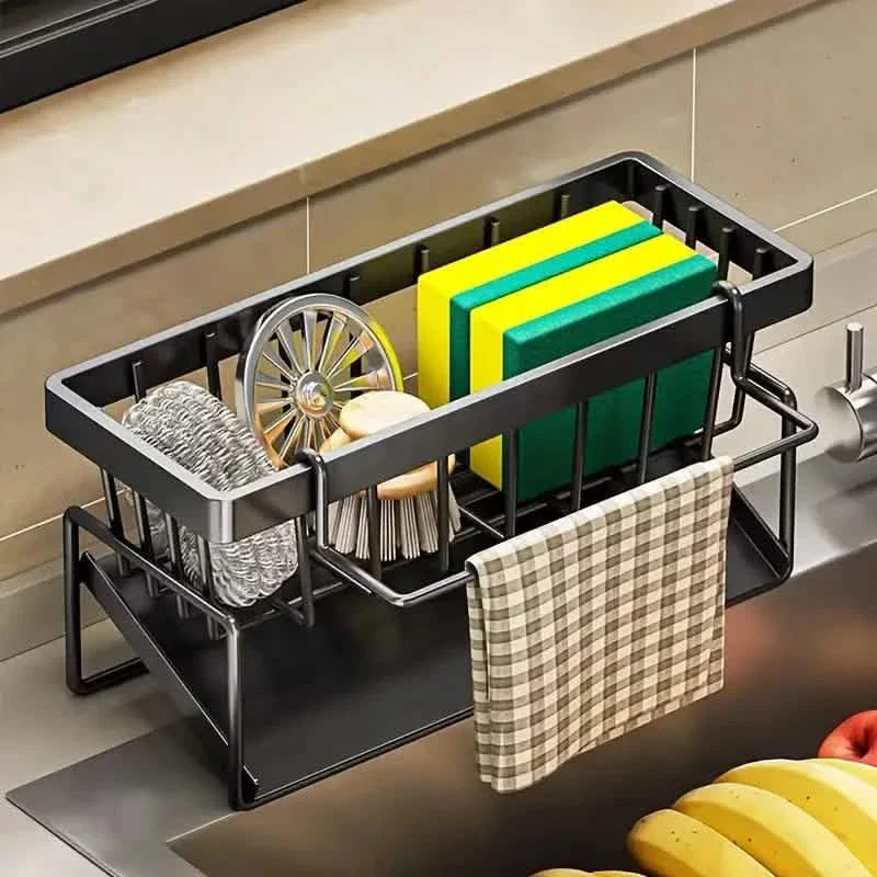 Kitchen Sink Organizer with Drain Basket