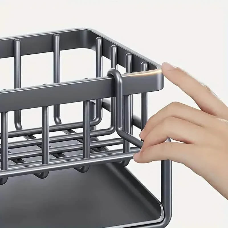 Kitchen Sink Organizer with Drain Basket