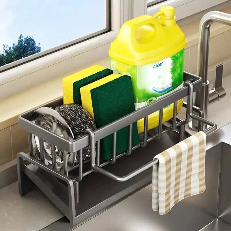 Kitchen Sink Organizer with Drain Basket