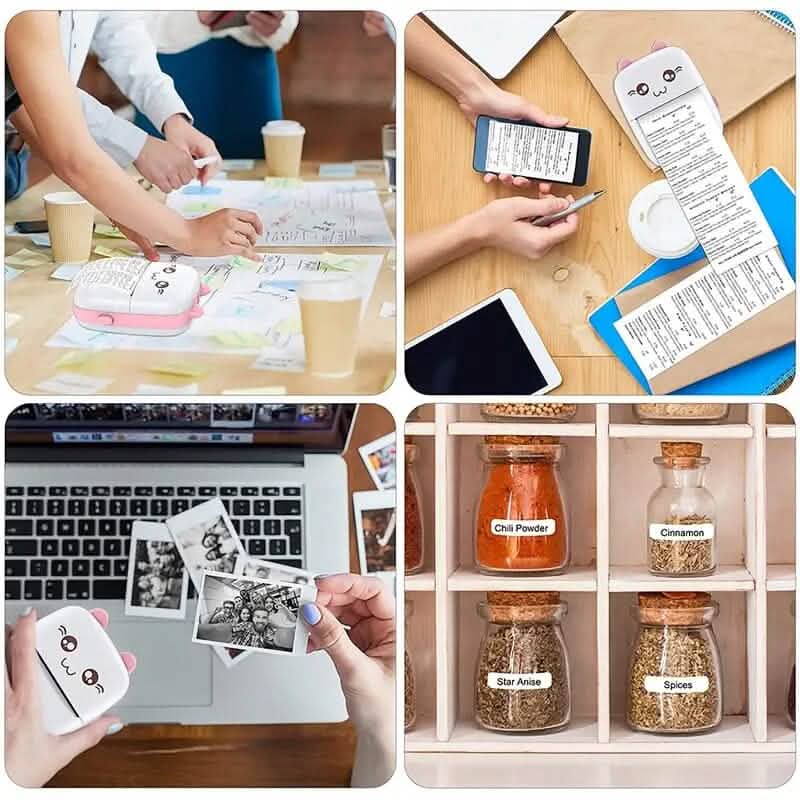 Mini Wireless Thermal Printer (Inkless, Pocket-Sized)