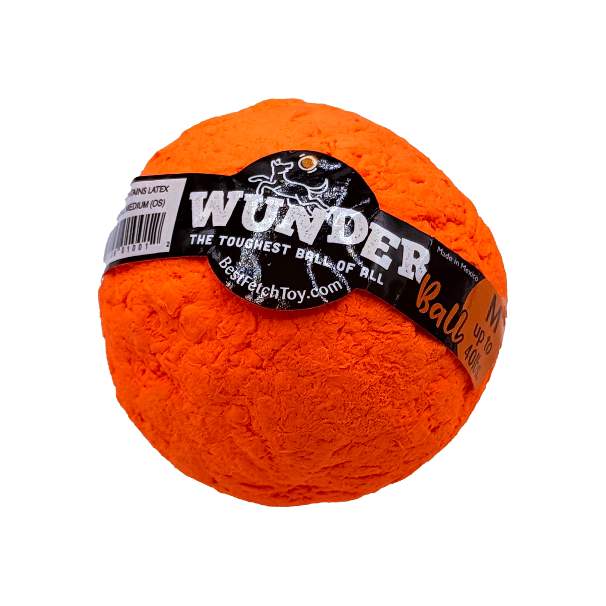 WUNDERball Natural Rubber Fetch Toy for Dogs