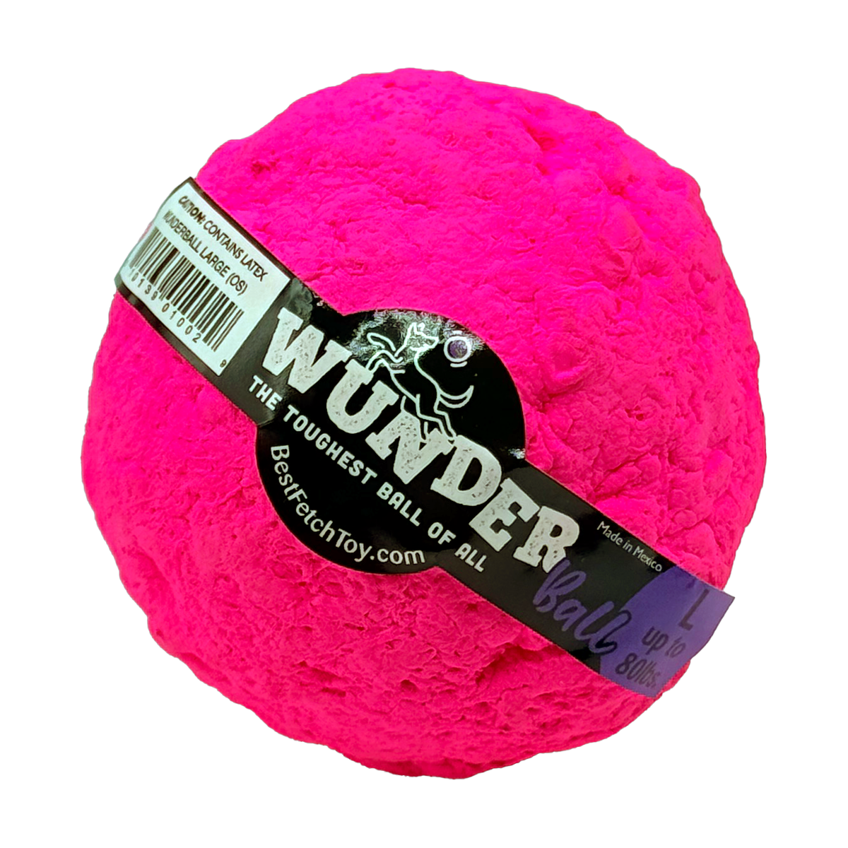 WUNDERball Natural Rubber Fetch Toy for Dogs