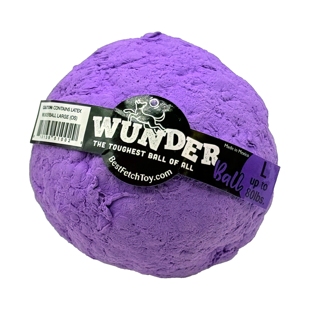 WUNDERball Natural Rubber Fetch Toy for Dogs