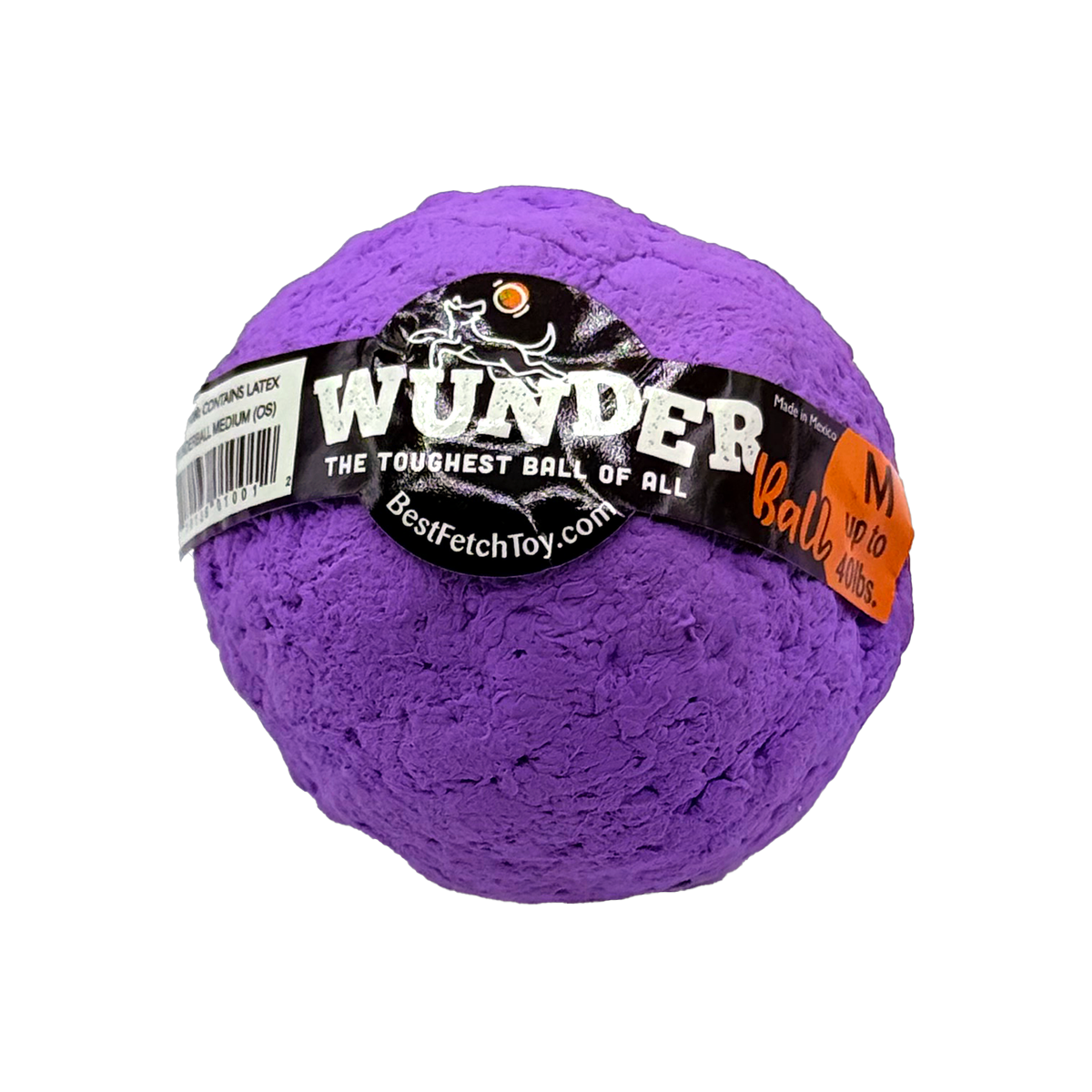 WUNDERball Natural Rubber Fetch Toy for Dogs