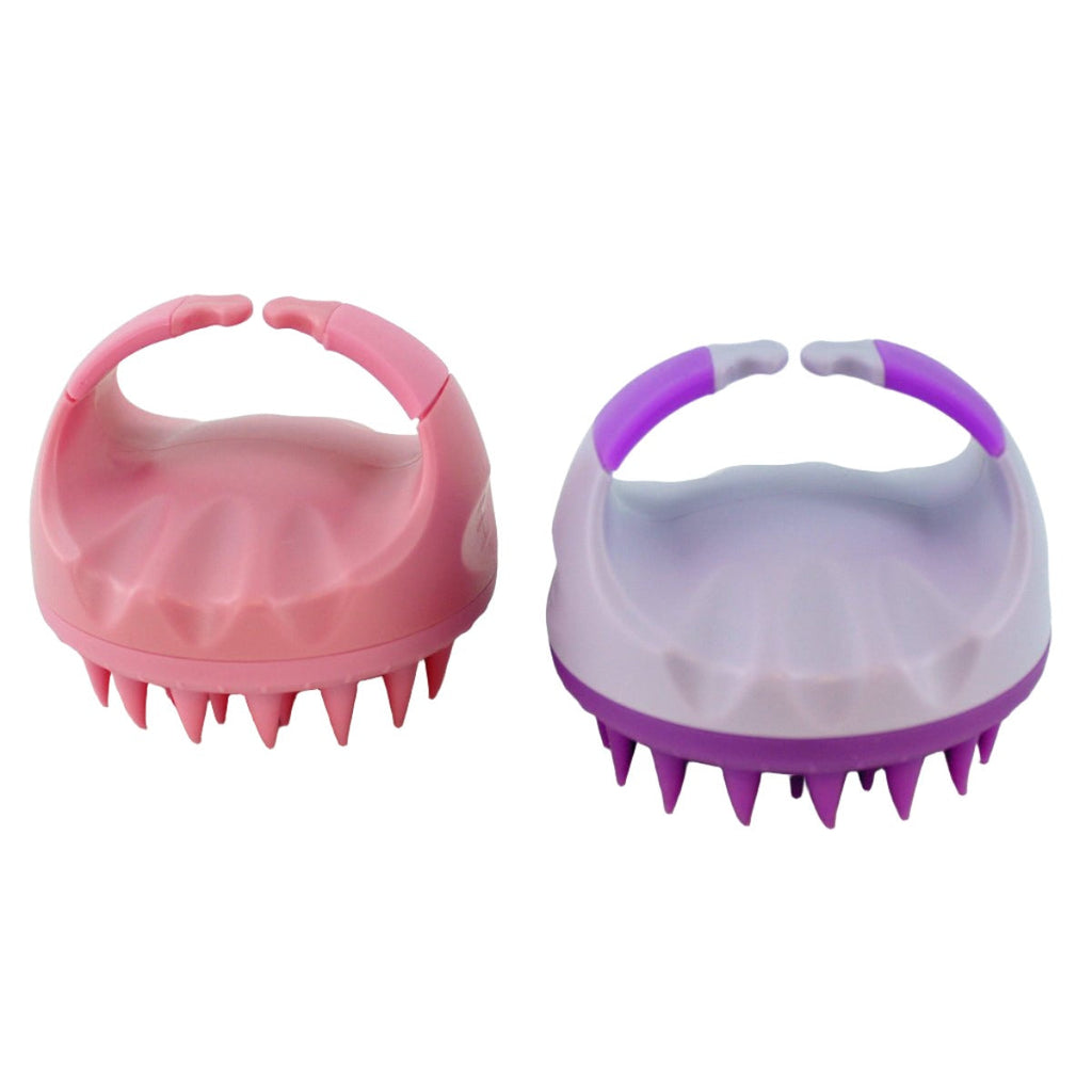 Silicone Scalp Scrubber Brush (Pack of 2)